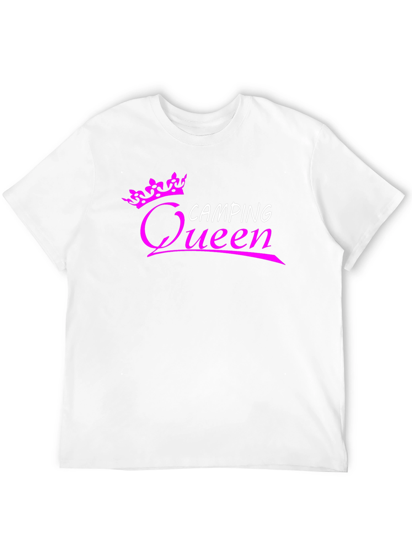 Camping Queen Graphic Tee - Black