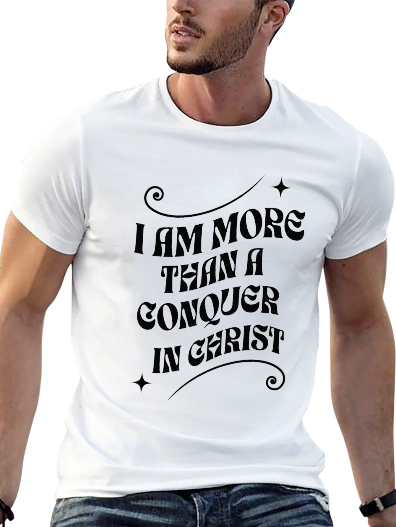 Conquer in Christ Graphic Tee