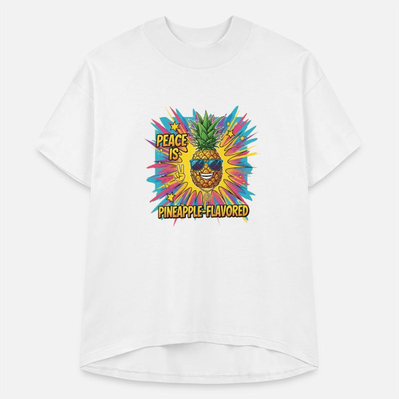 Peace Is Pineapple-Flavored - Funky Pop Art Design