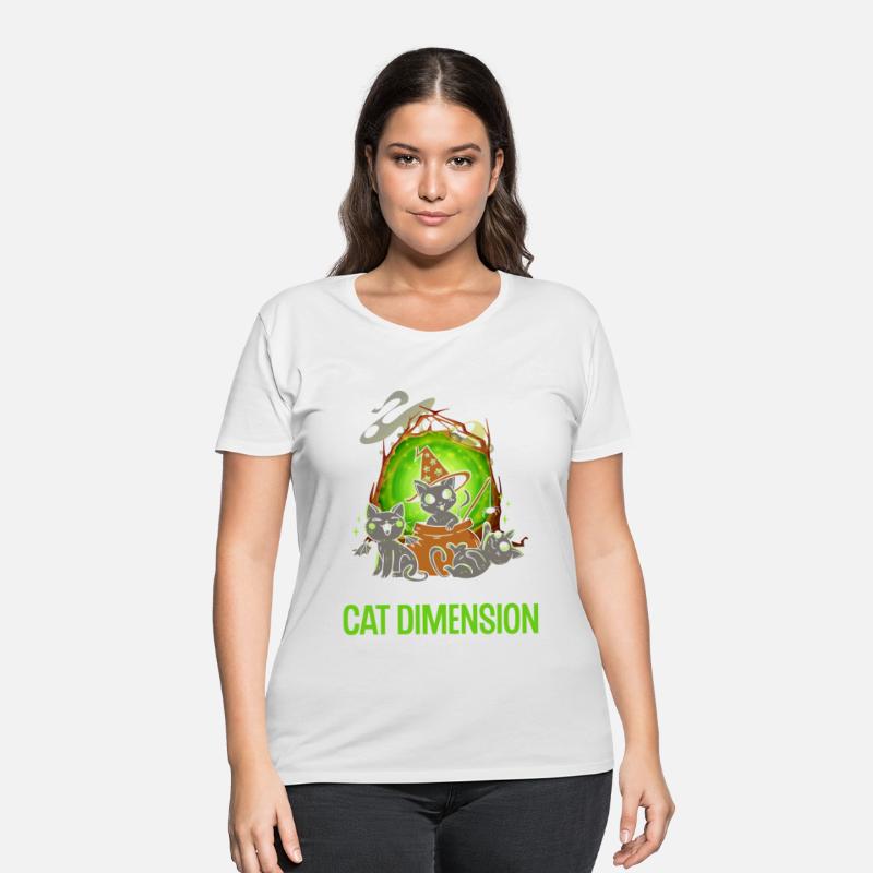 Portal To The Cat Dimension Kitten Witch Hat Cute