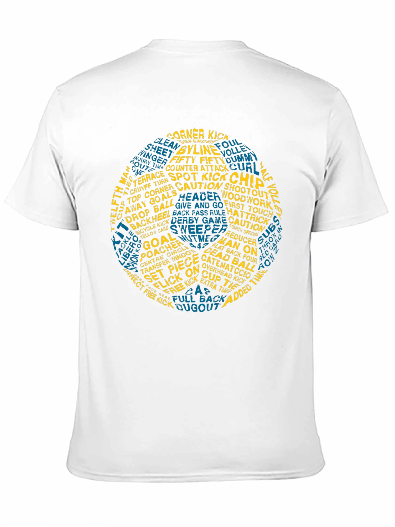 Soccer Word Art T-Shirt - Novelty Graphic Tee