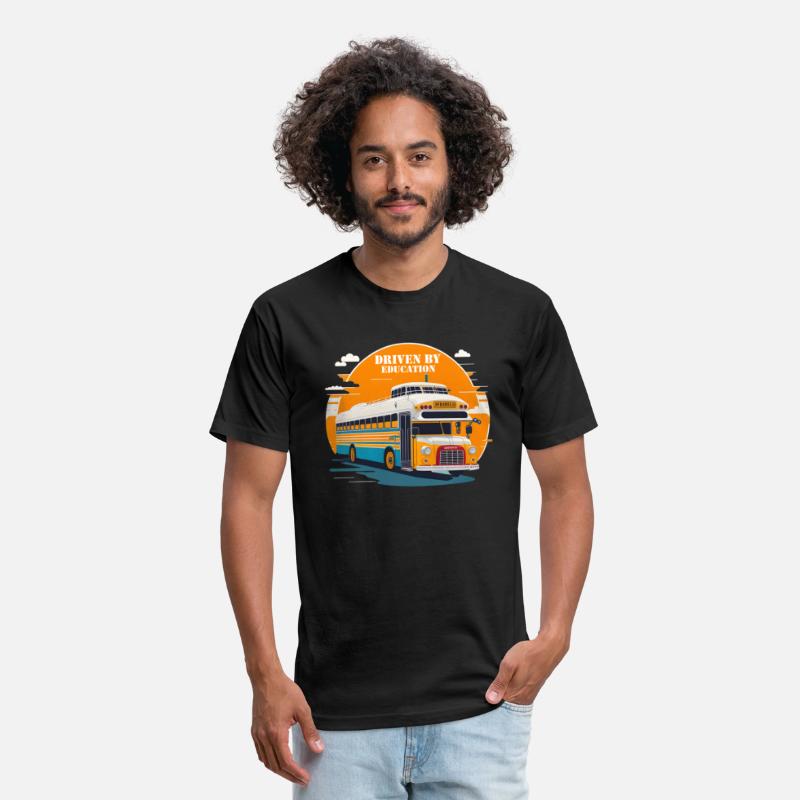School bus T shirt design