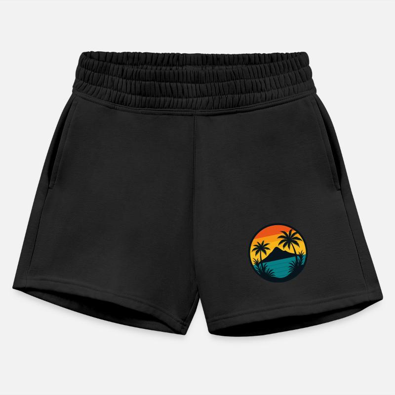 Seascape And Palm Trees