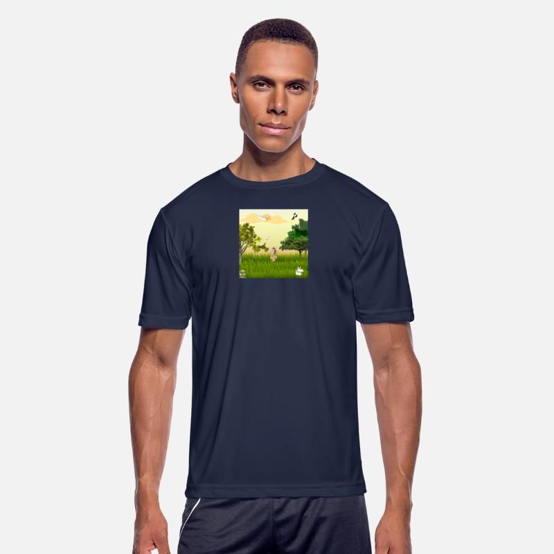 Serene Nature Girl with Wildlife Scene