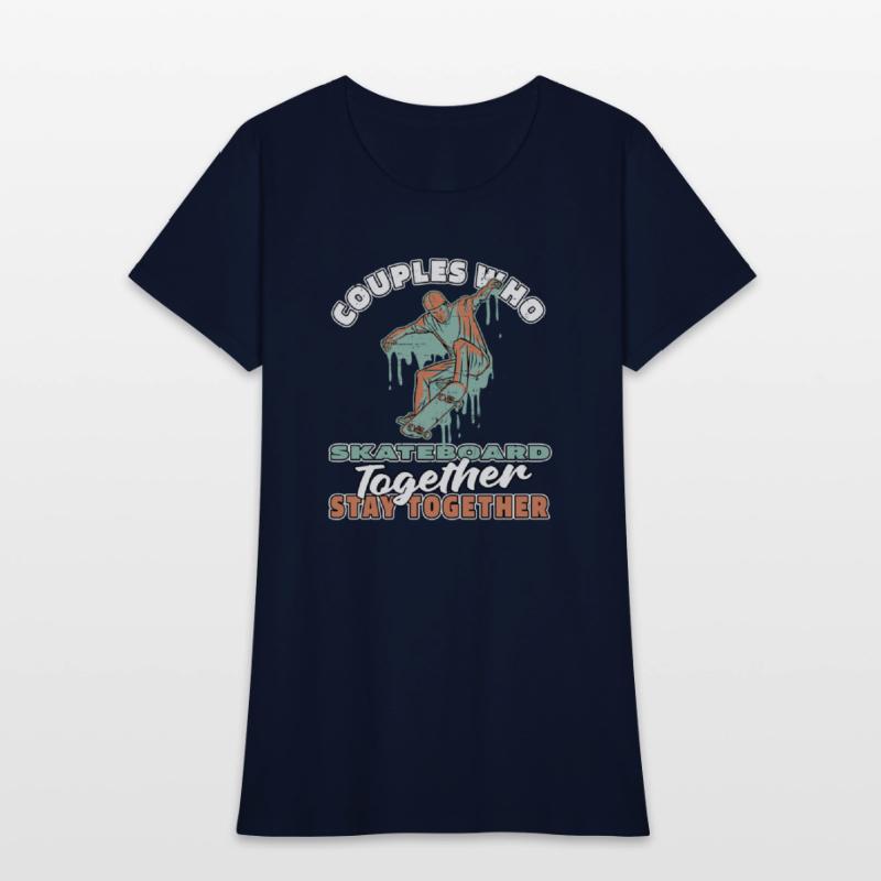 Skateboard Skater Couple