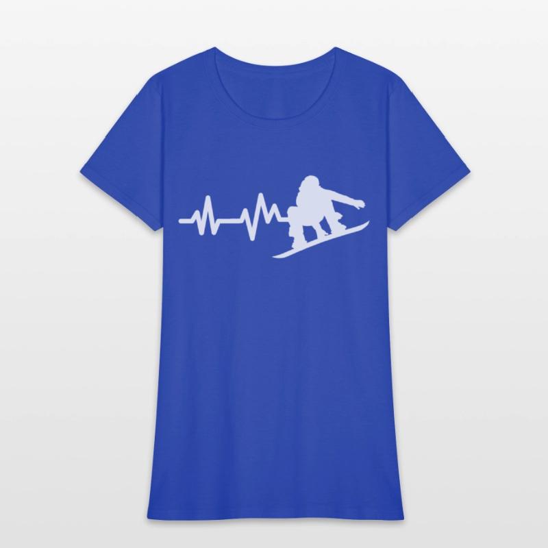 Snowboard Heartbeat Snowboarder
