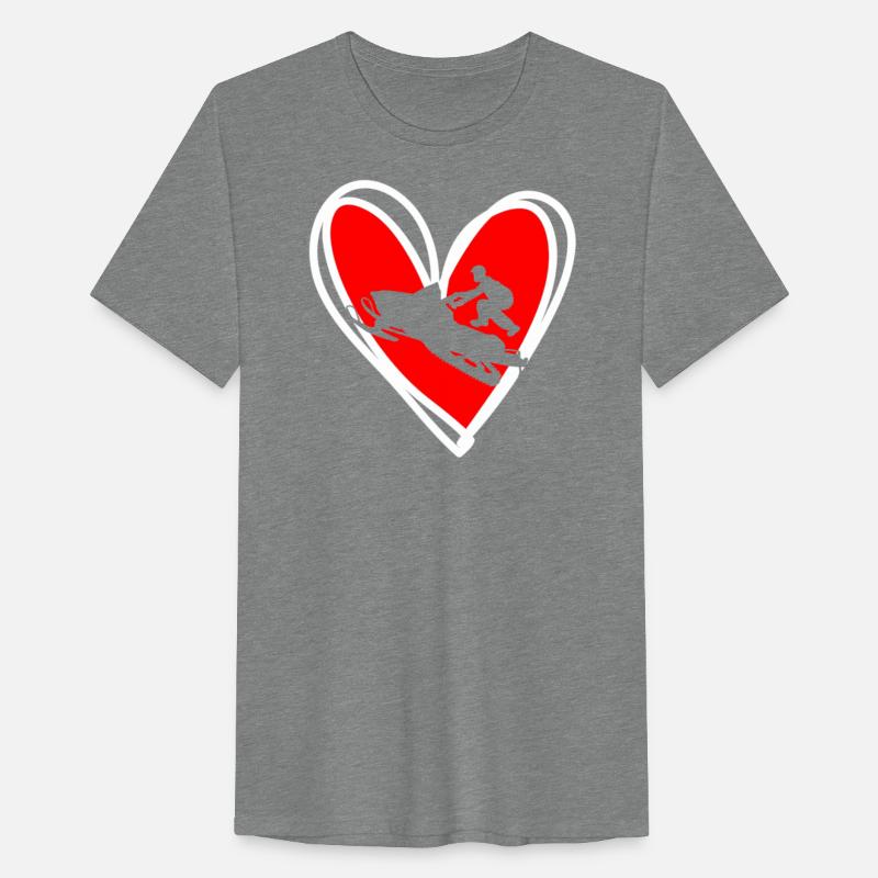 Snowmobile Heart Snowmobiling