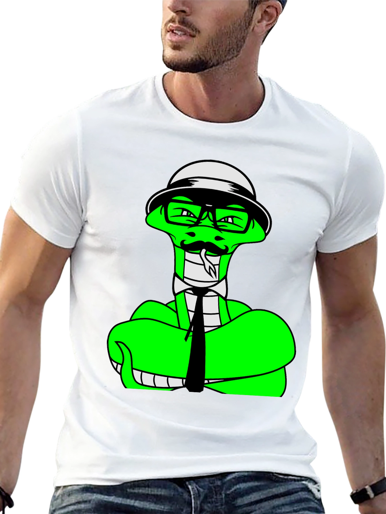 Python Snake Graphic T-Shirt