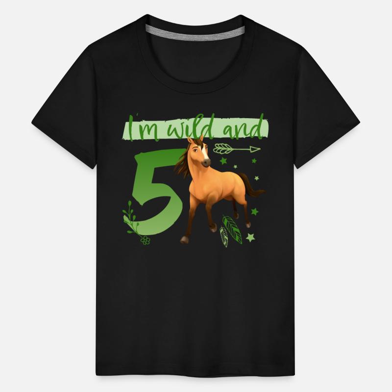 Spirit I'm wild and 5 Birthday Outfit Gift