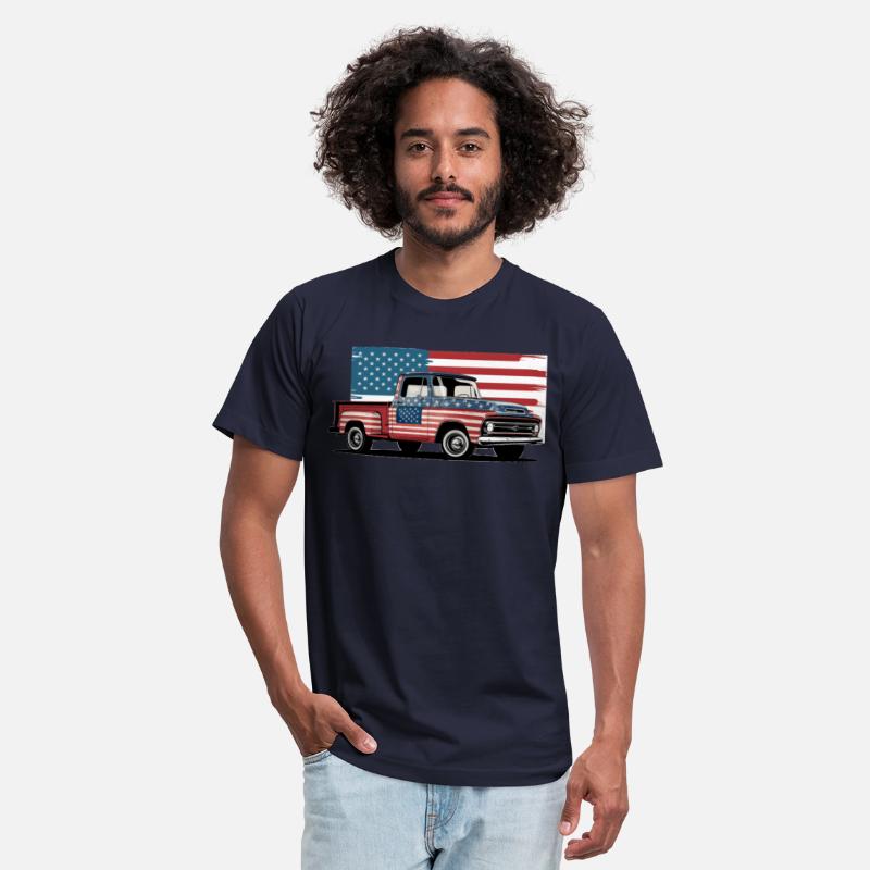 Stars And Stripes Classic Truck American Pride