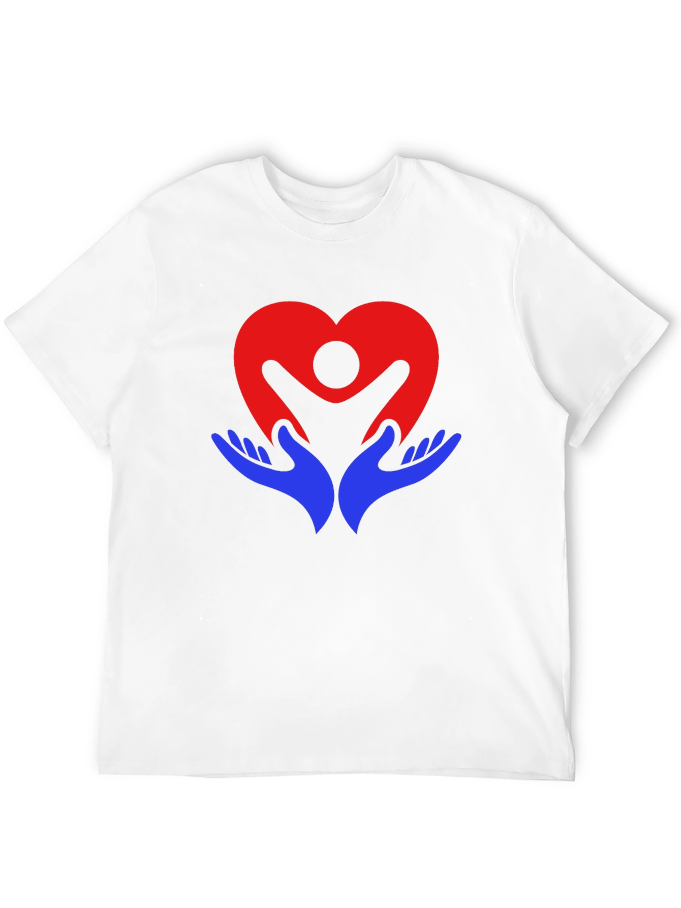Heart & Hands Graphic Black T-Shirt