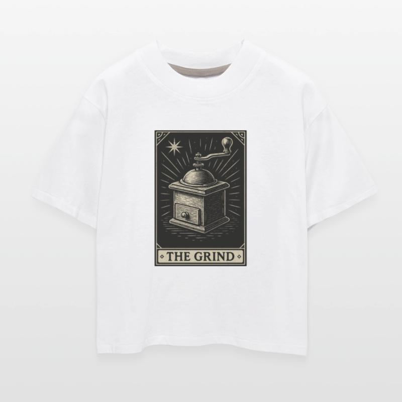 The Grind – Coffee Tarot Manual Grinder Card