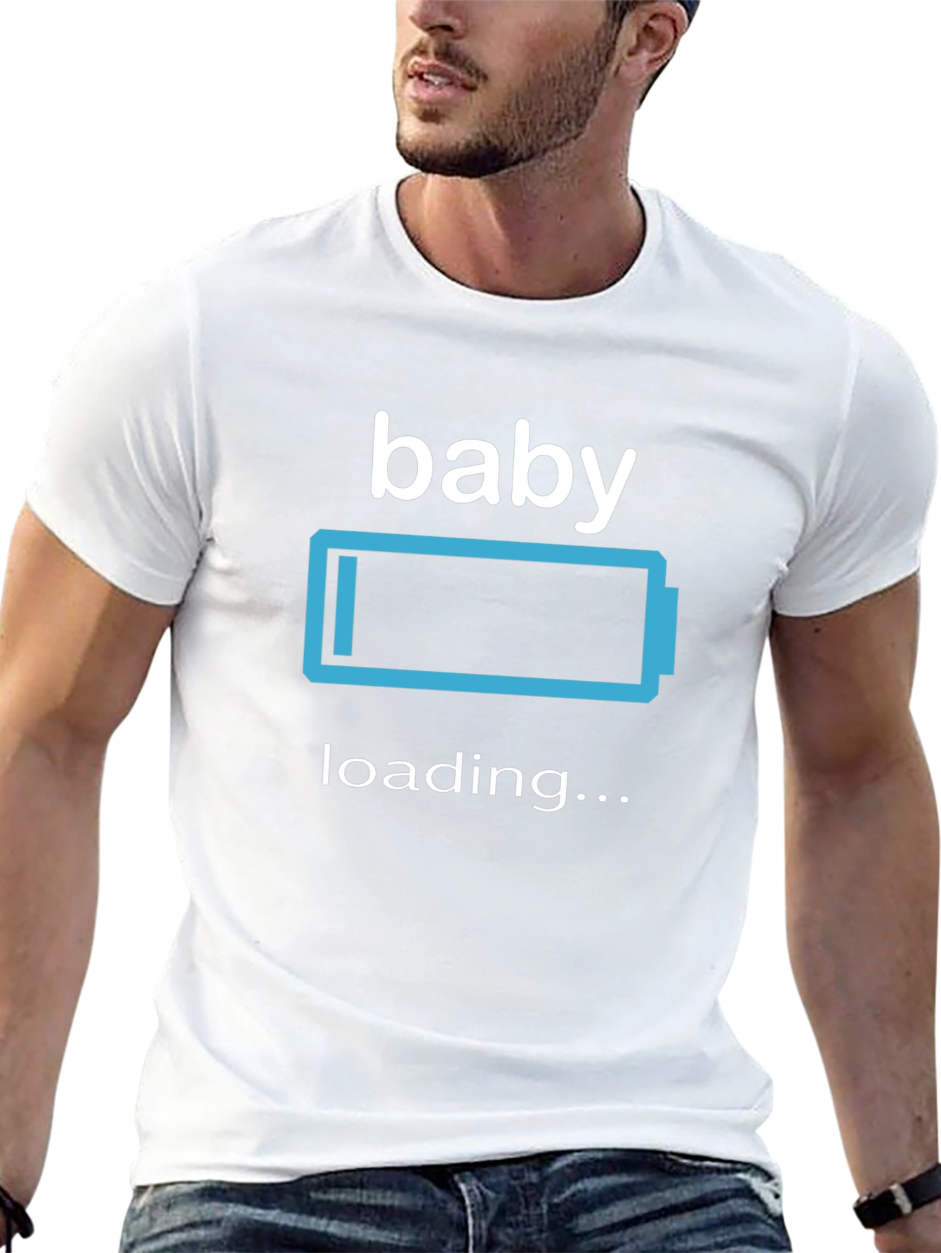 Baby Loading T-Shirt Pregnancy Announcement Tee