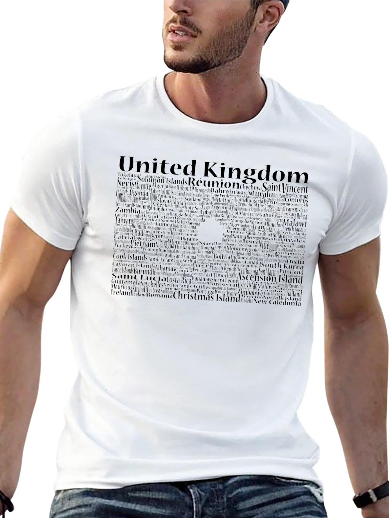 Word Art United Kingdom T-Shirt