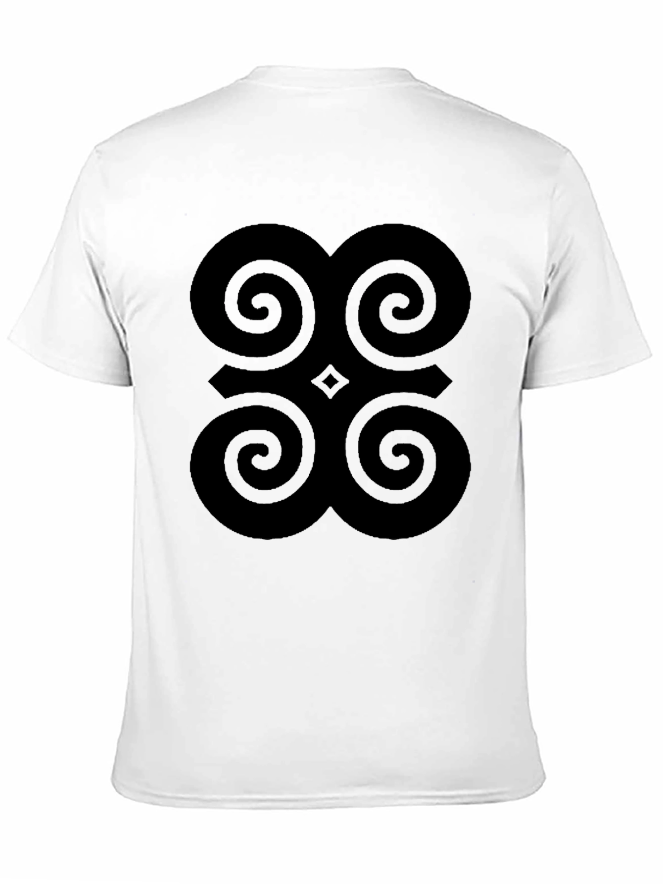 Adinkra Symbol Graphic Tee - Black