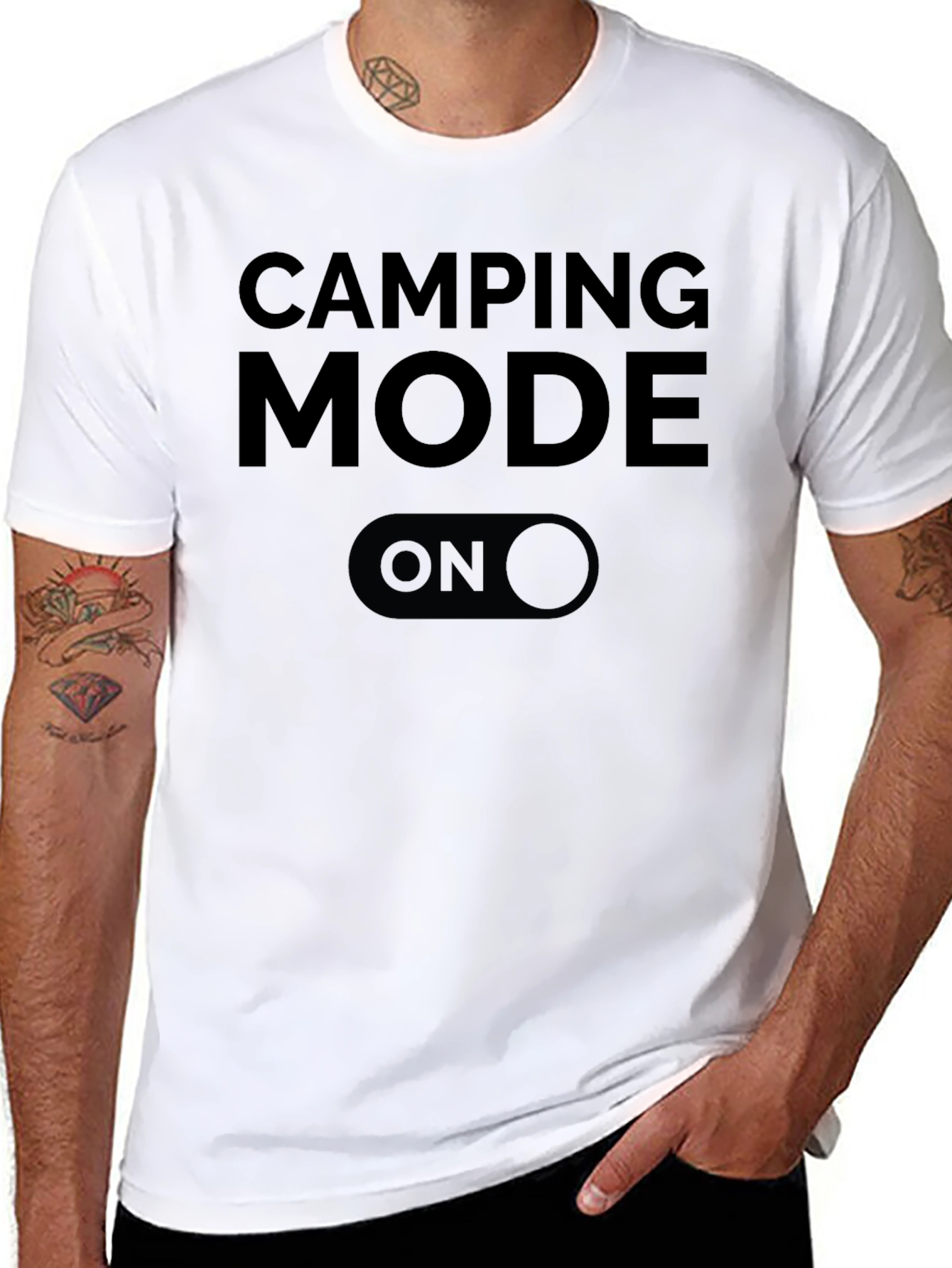 Camping Mode ON Graphic T-Shirt