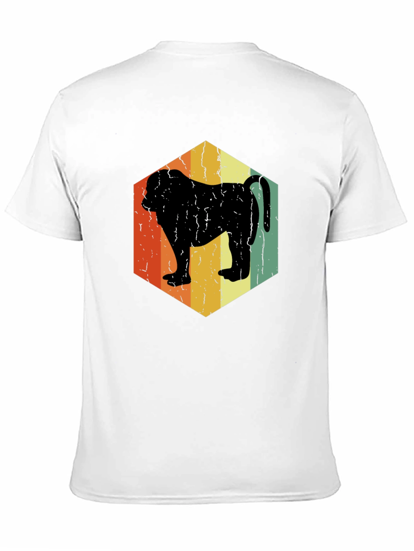 Retro Baboon Silhouette Graphic Tee