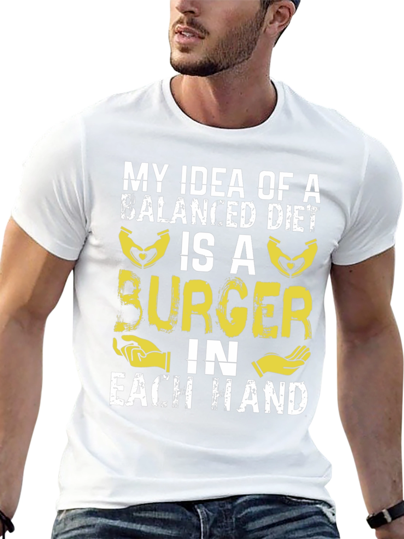 Burger Balanced Diet T-Shirt
