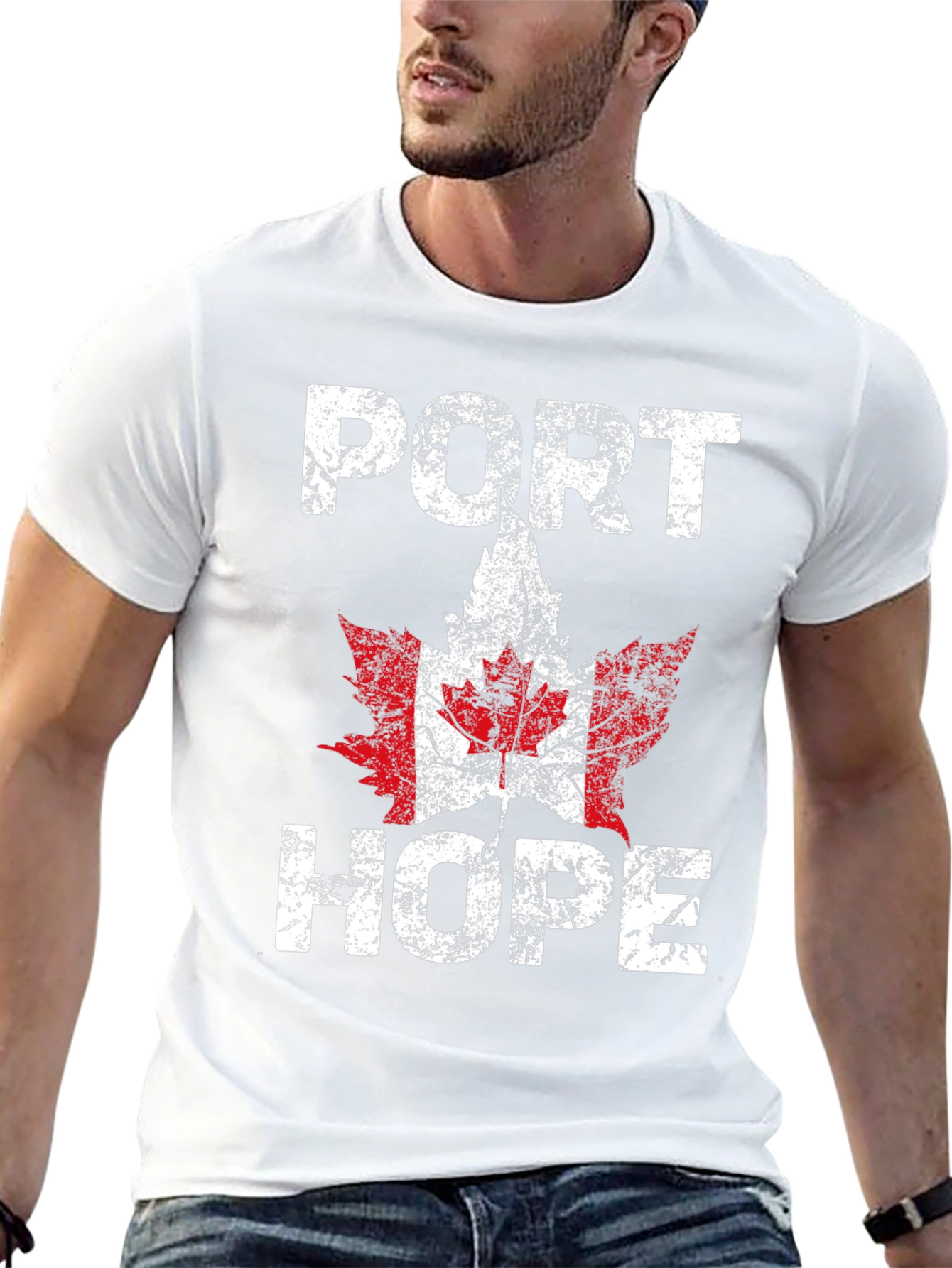 Port Hope Canada Maple Leaf T-Shirt