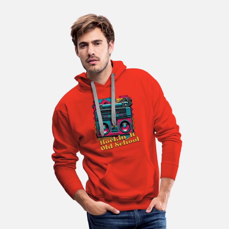 Vintage 80s Boombox with Rockin it Old School