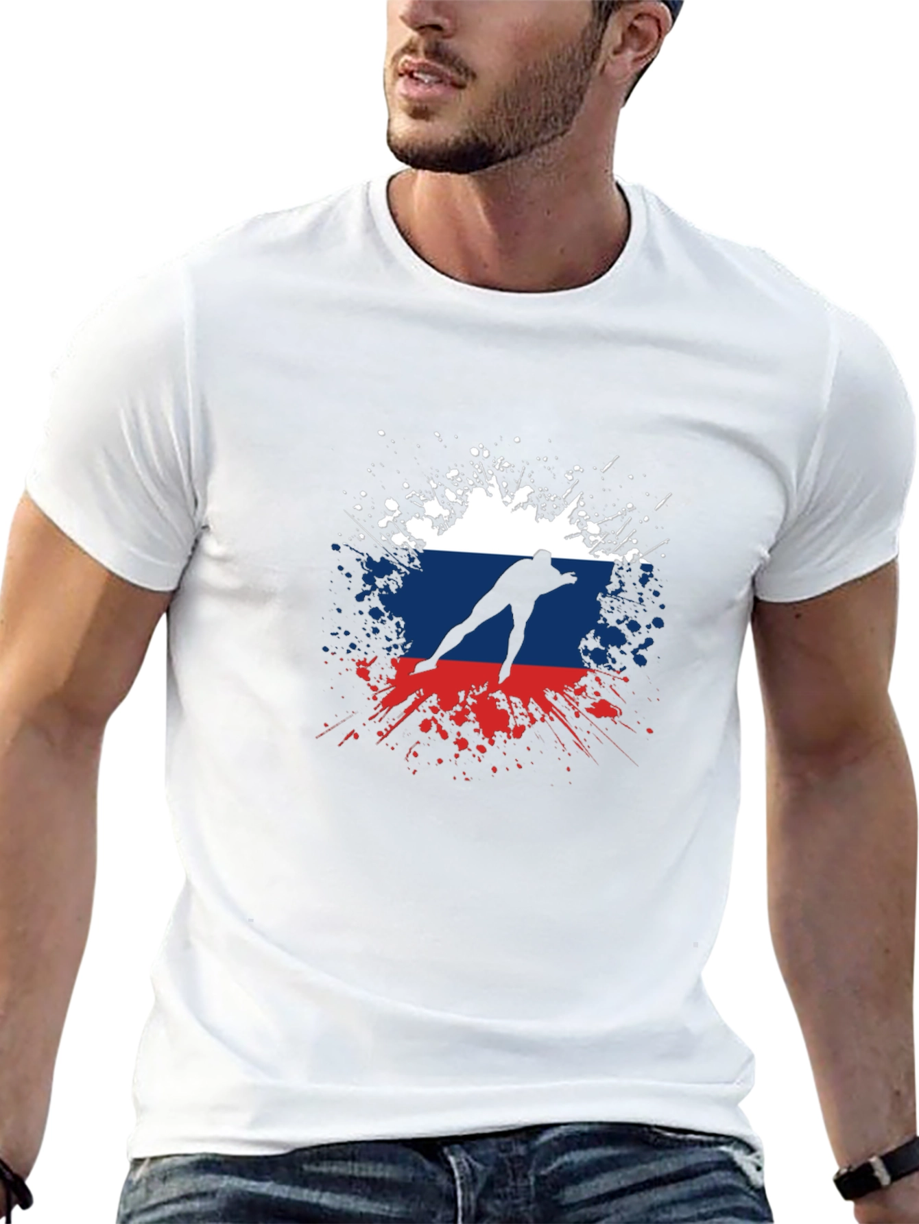 Russia Speed Skating T-Shirt