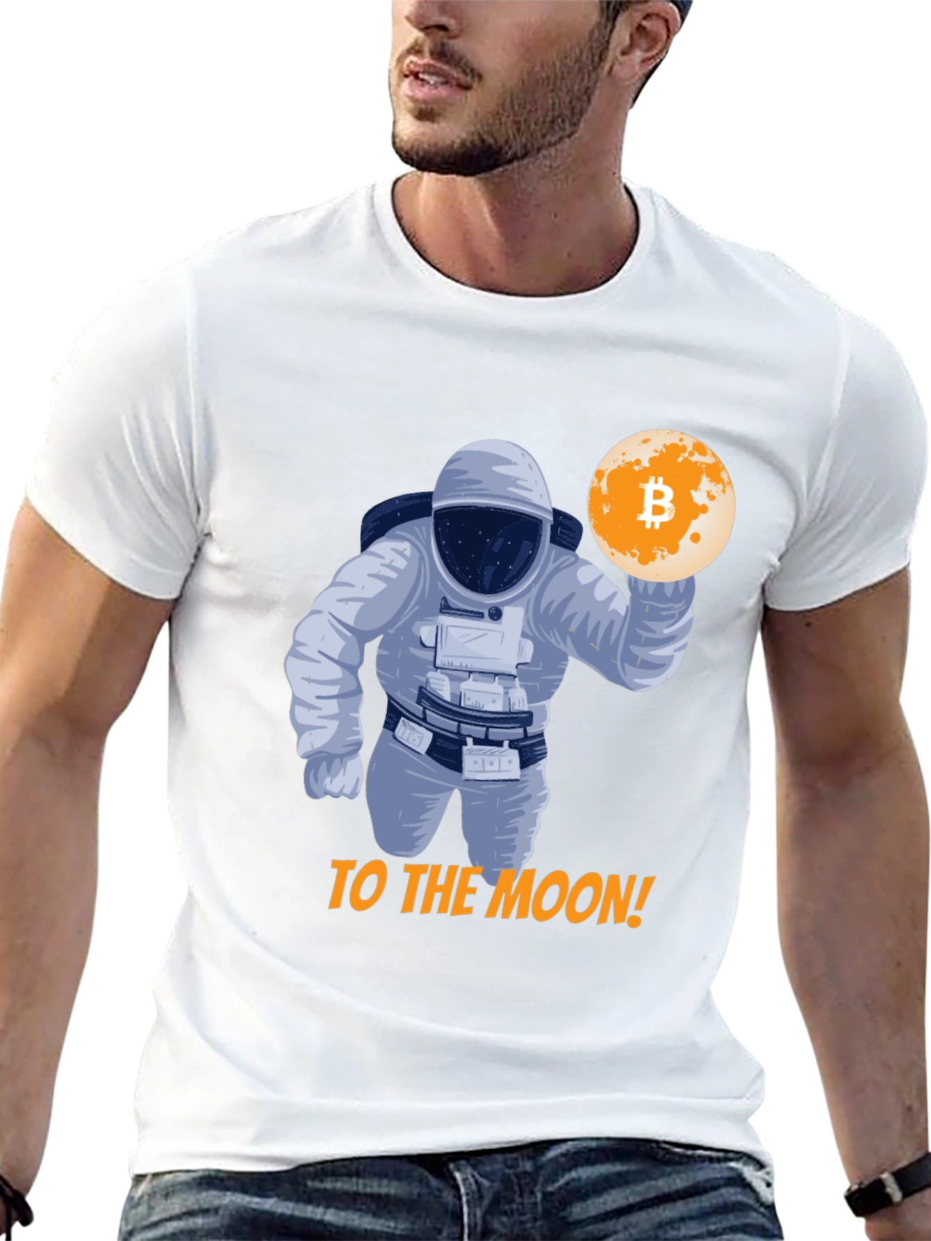 Bitcoin Astronaut T-Shirt - To The Moon!