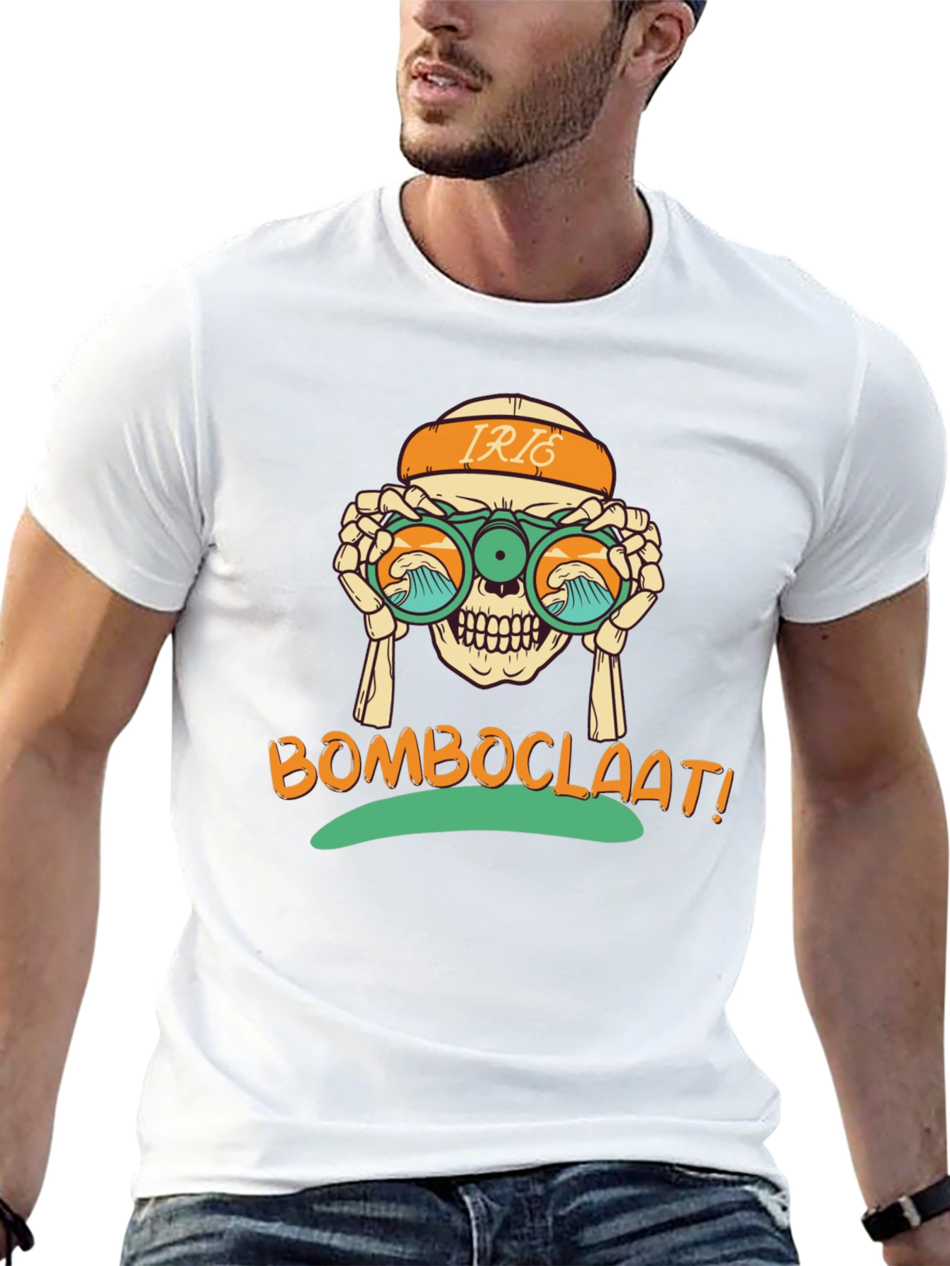 Bombo Claat T-Shirt - Skeleton Surfer