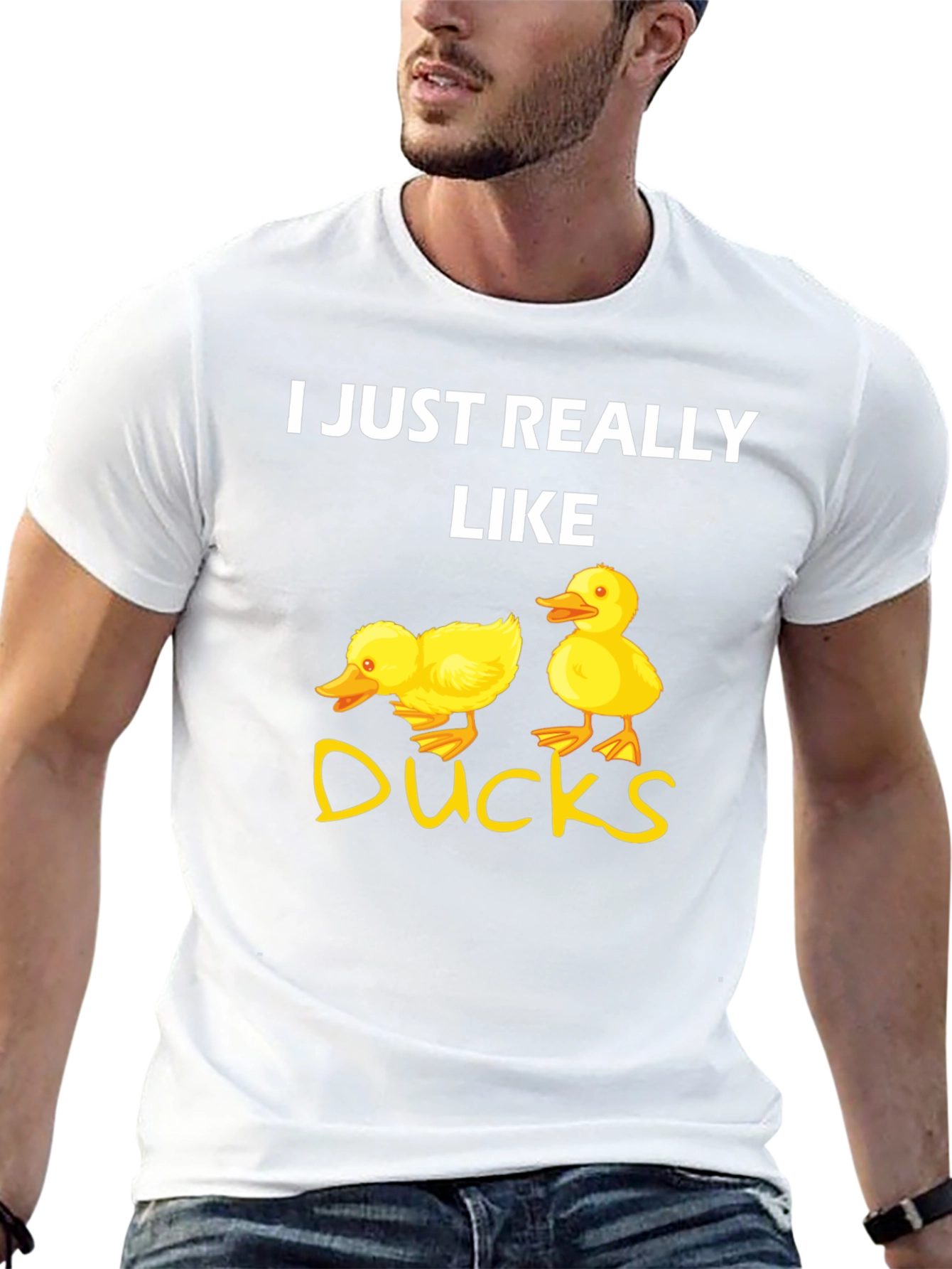 I Just Really Like Ducks Graphic T-Shirt