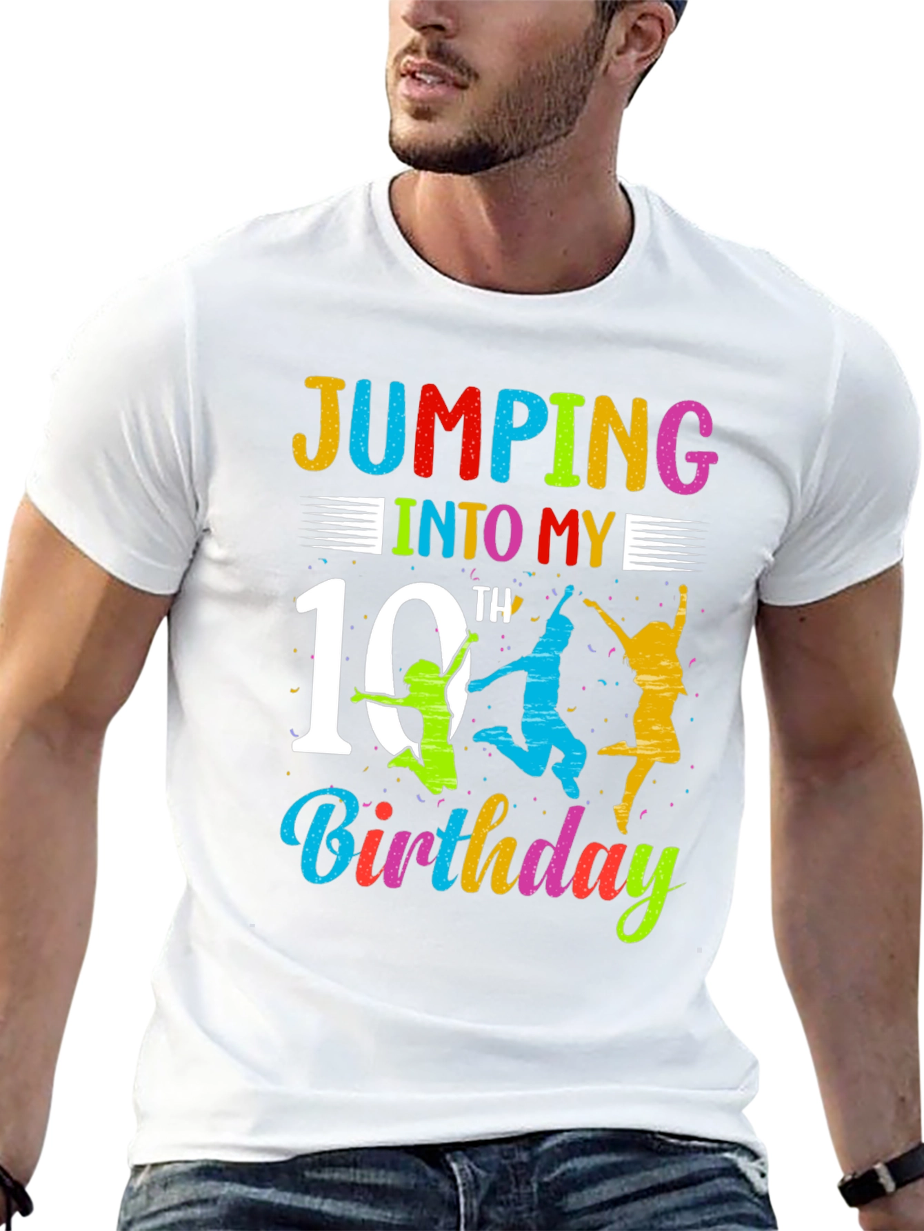 Jumping Into My 10th Birthday T-Shirt