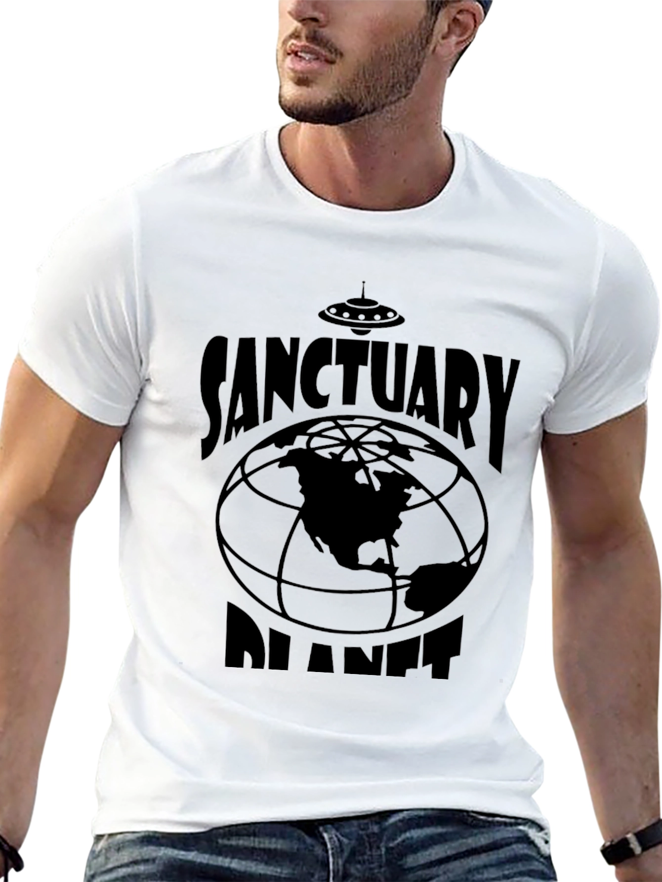 Sanctuary Planet UFO Graphic T-Shirt