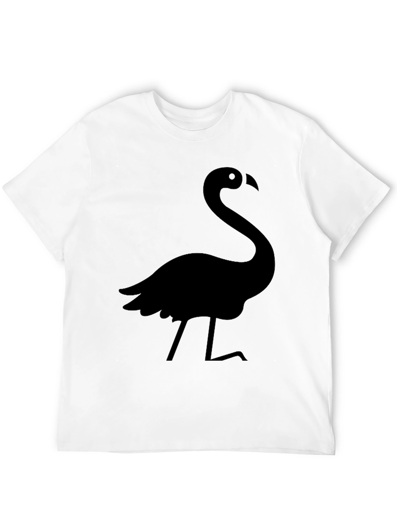Black Flamingo Graphic Tee - Mens Casual Style