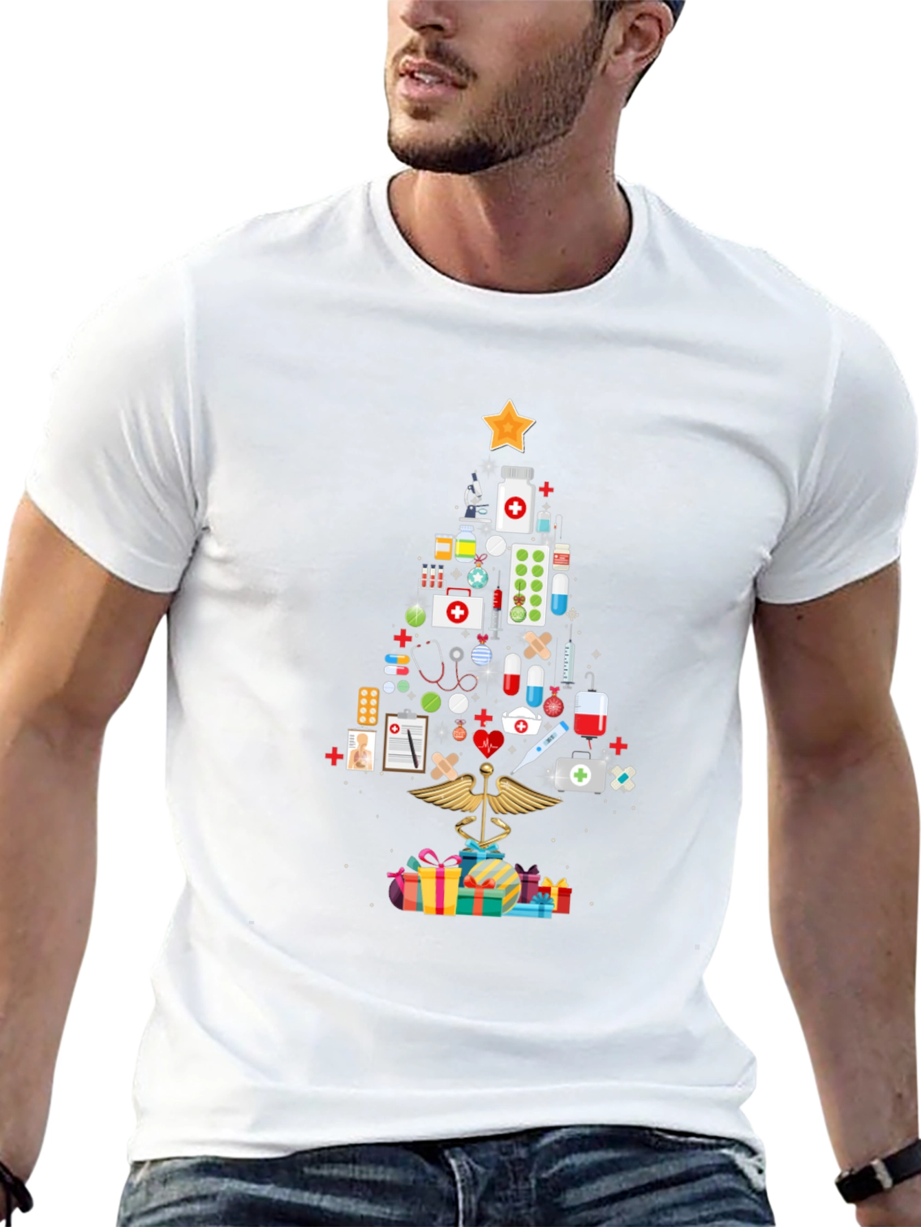 Medical Christmas Tree T-Shirt