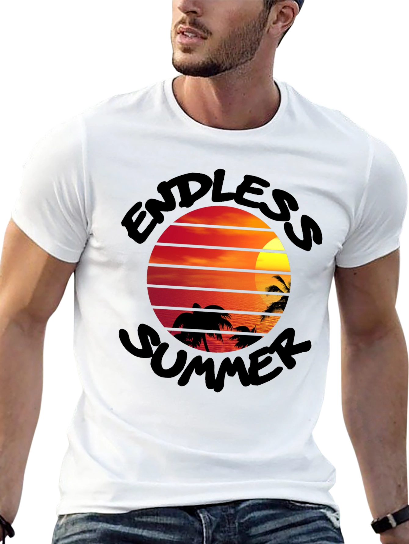 Endless Summer Black T-Shirt