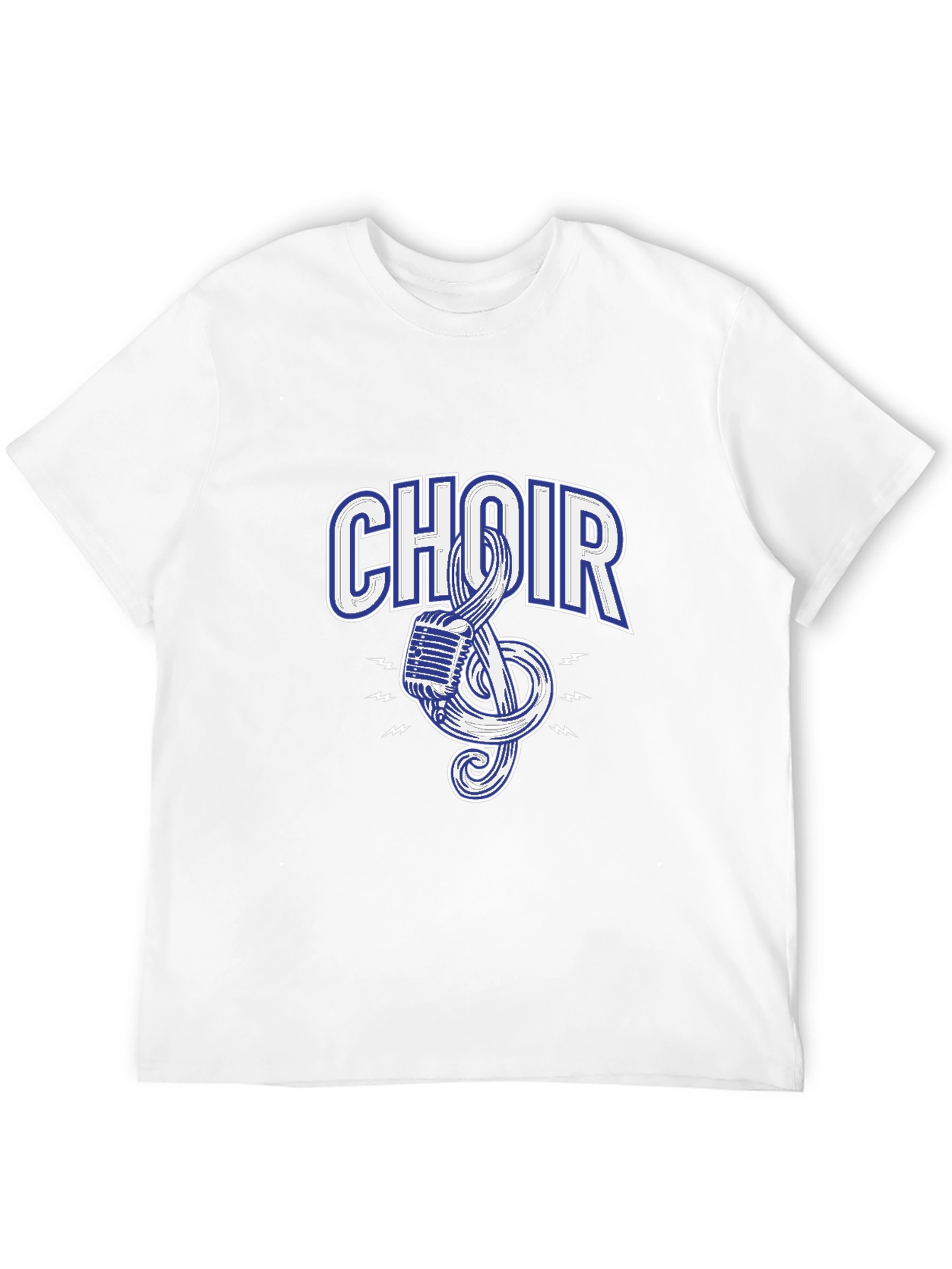 Choir Graphic Black T-Shirt - Music Lover Tee