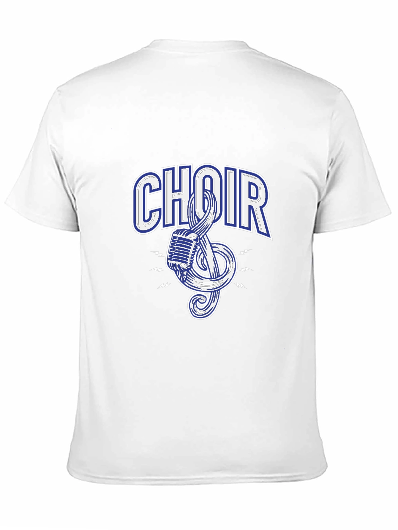 Choir Graphic Black T-Shirt - Music Lover Tee