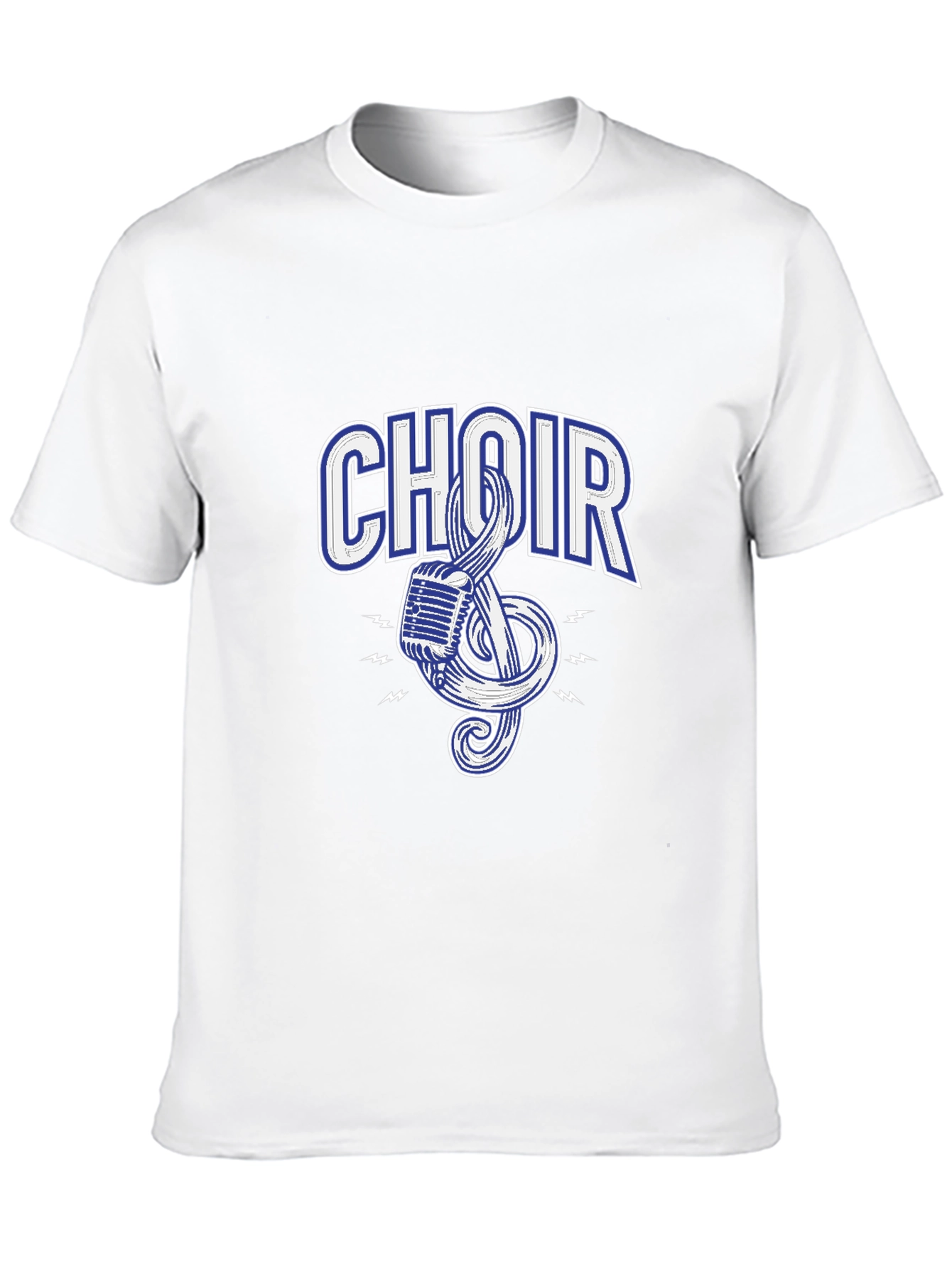 Choir Graphic Black T-Shirt - Music Lover Tee