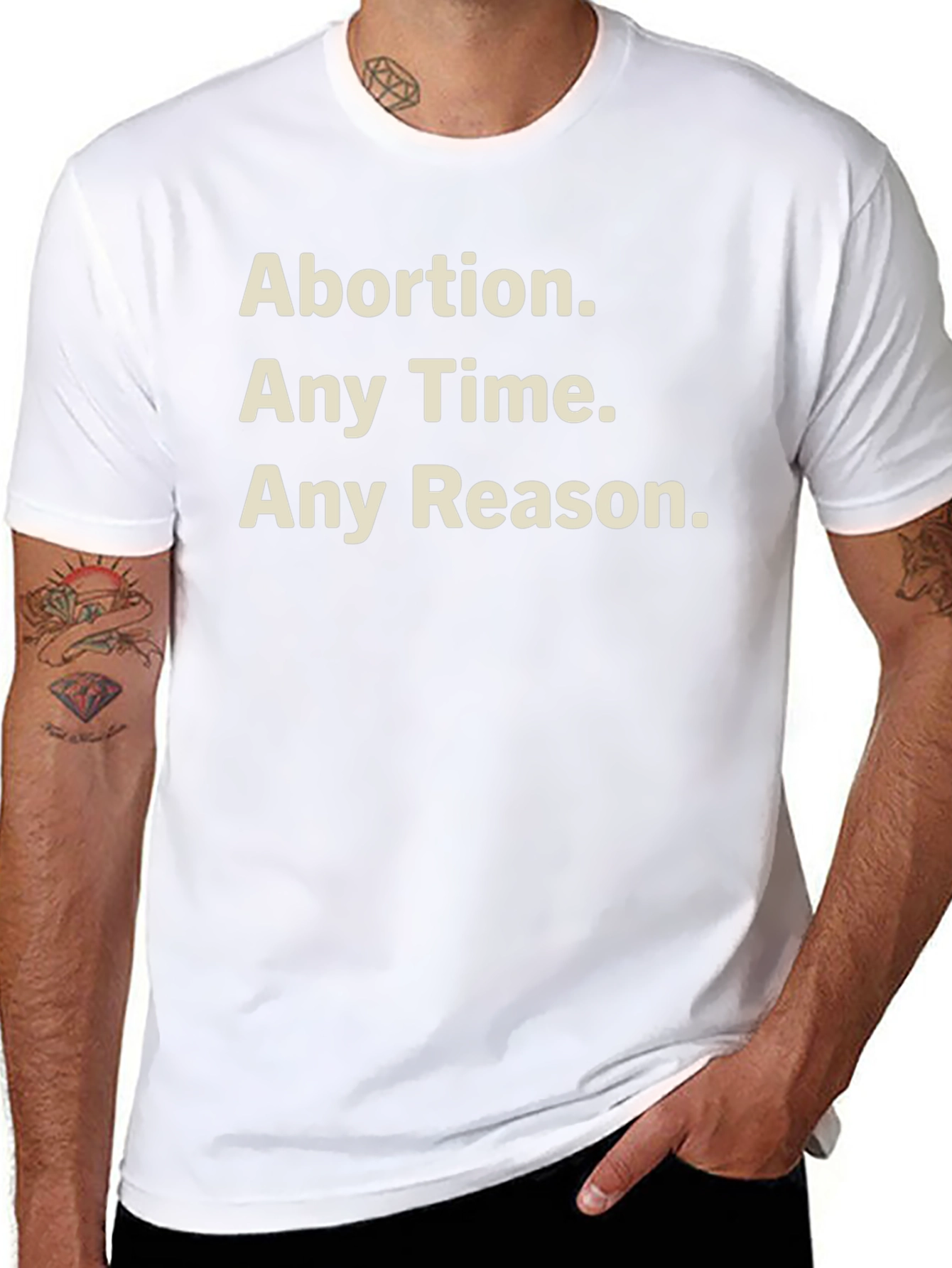 Pro-Choice T-Shirt - Abortion Any Time Any Reason