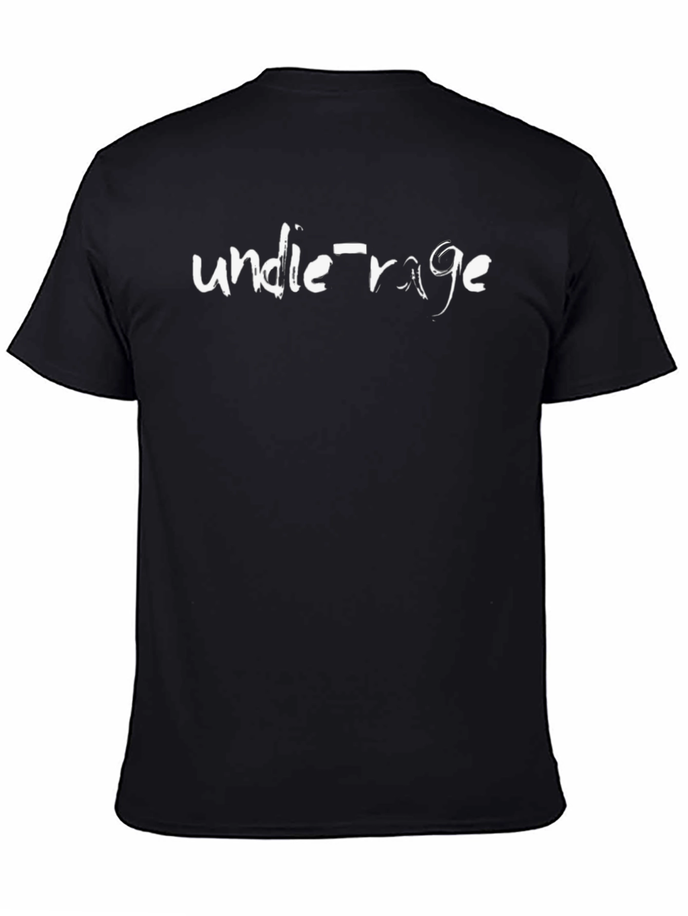 Undie Rage Black Cotton T-Shirt