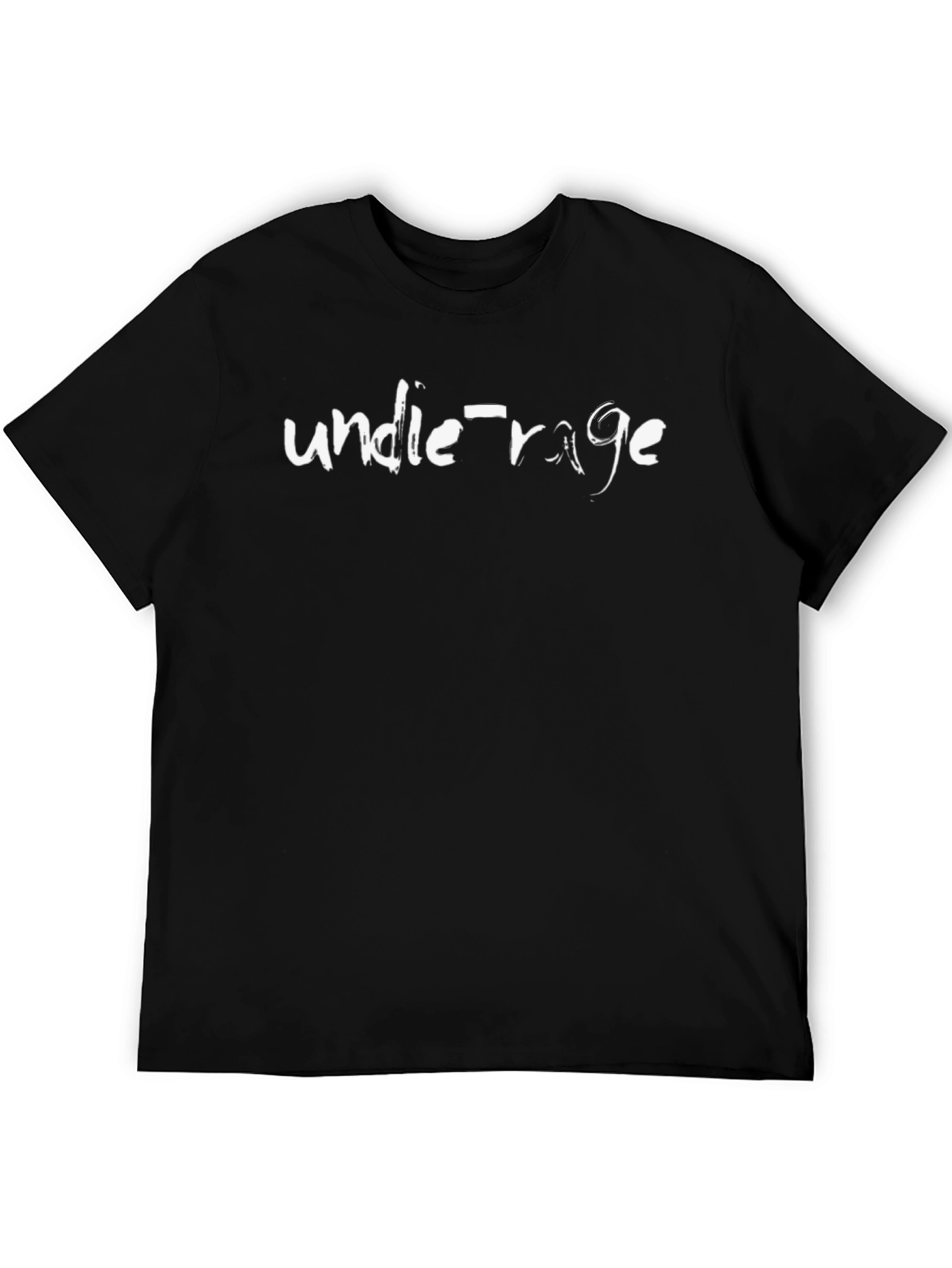 Undie Rage Black Cotton T-Shirt