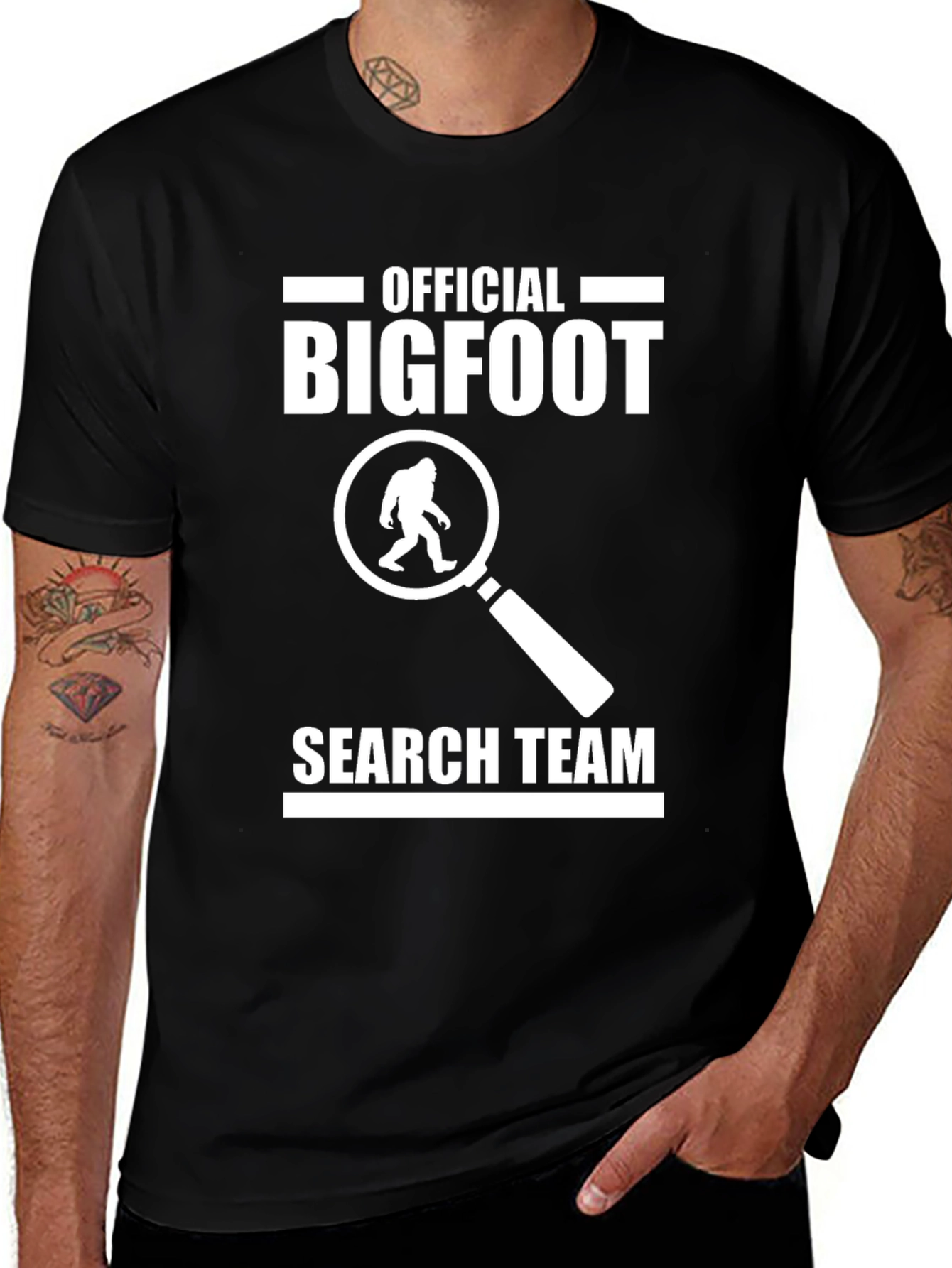Official Bigfoot Search Team Graphic T-Shirt