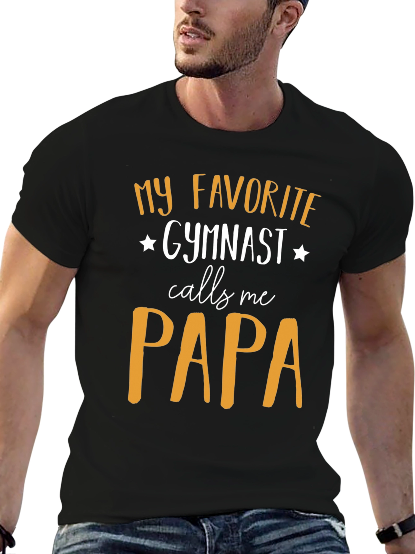 My Favorite Gymnast Calls Me Papa T-Shirt