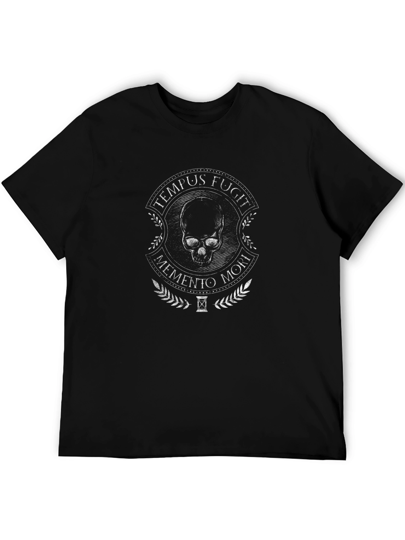 Tempus Fugit Memento Mori Skull T-Shirt