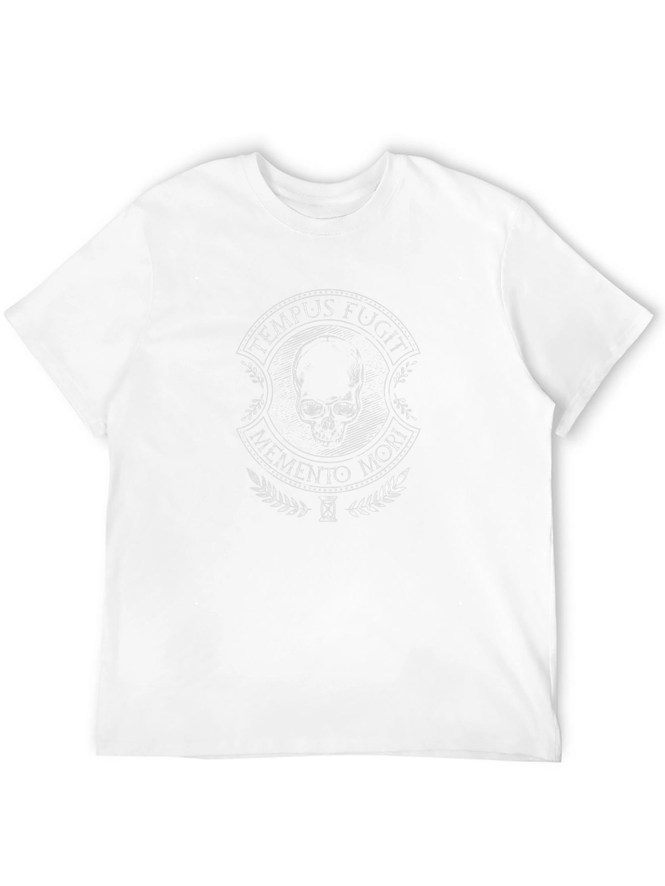 Tempus Fugit Memento Mori Skull T-Shirt