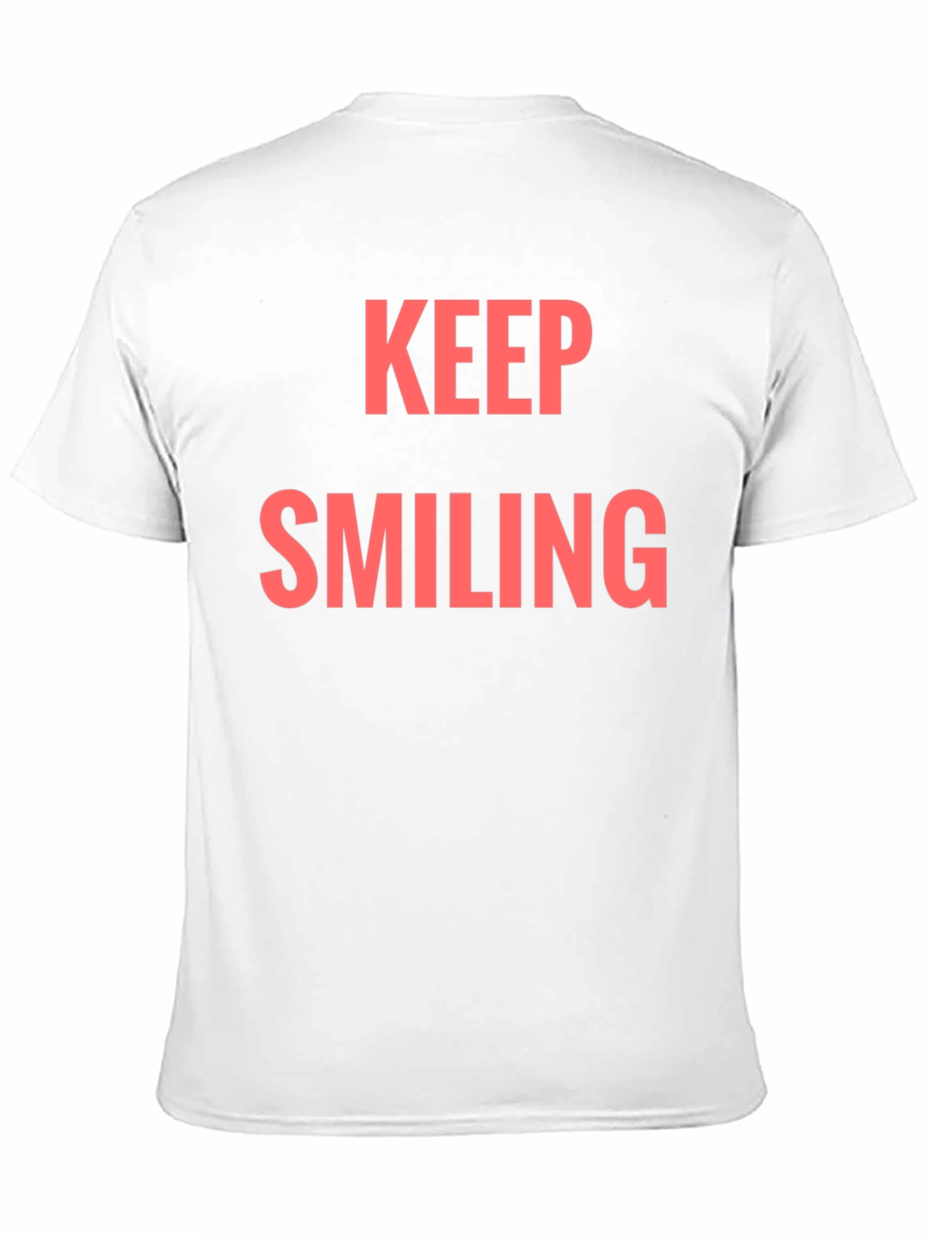 Keep Smiling Graphic Tee - Black Casual T-Shirt