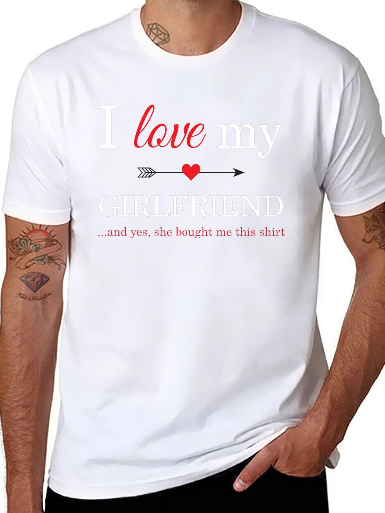 I Love My Girlfriend T-Shirt
