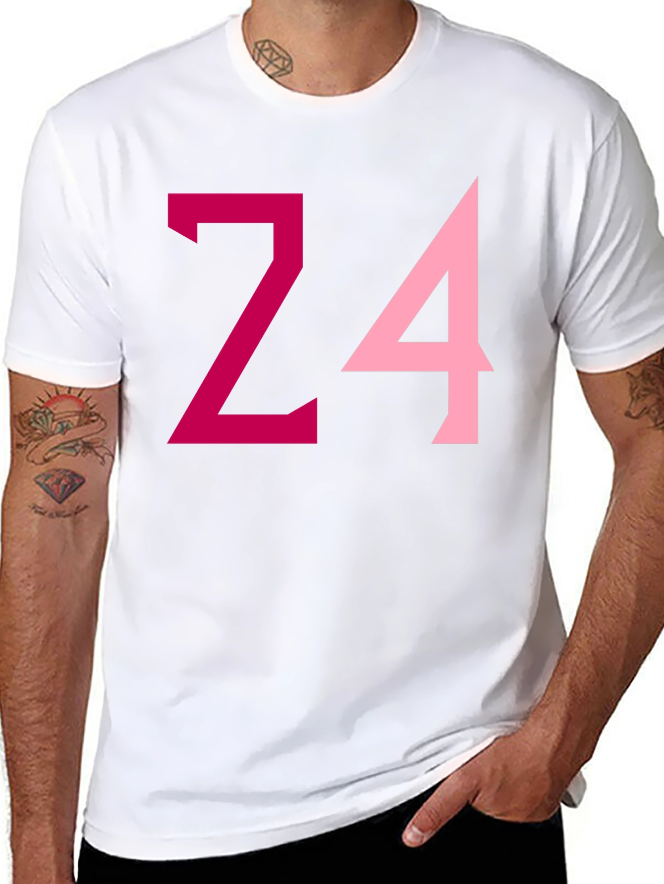 Bold Number Graphic Tee - Stylish Casual Wear