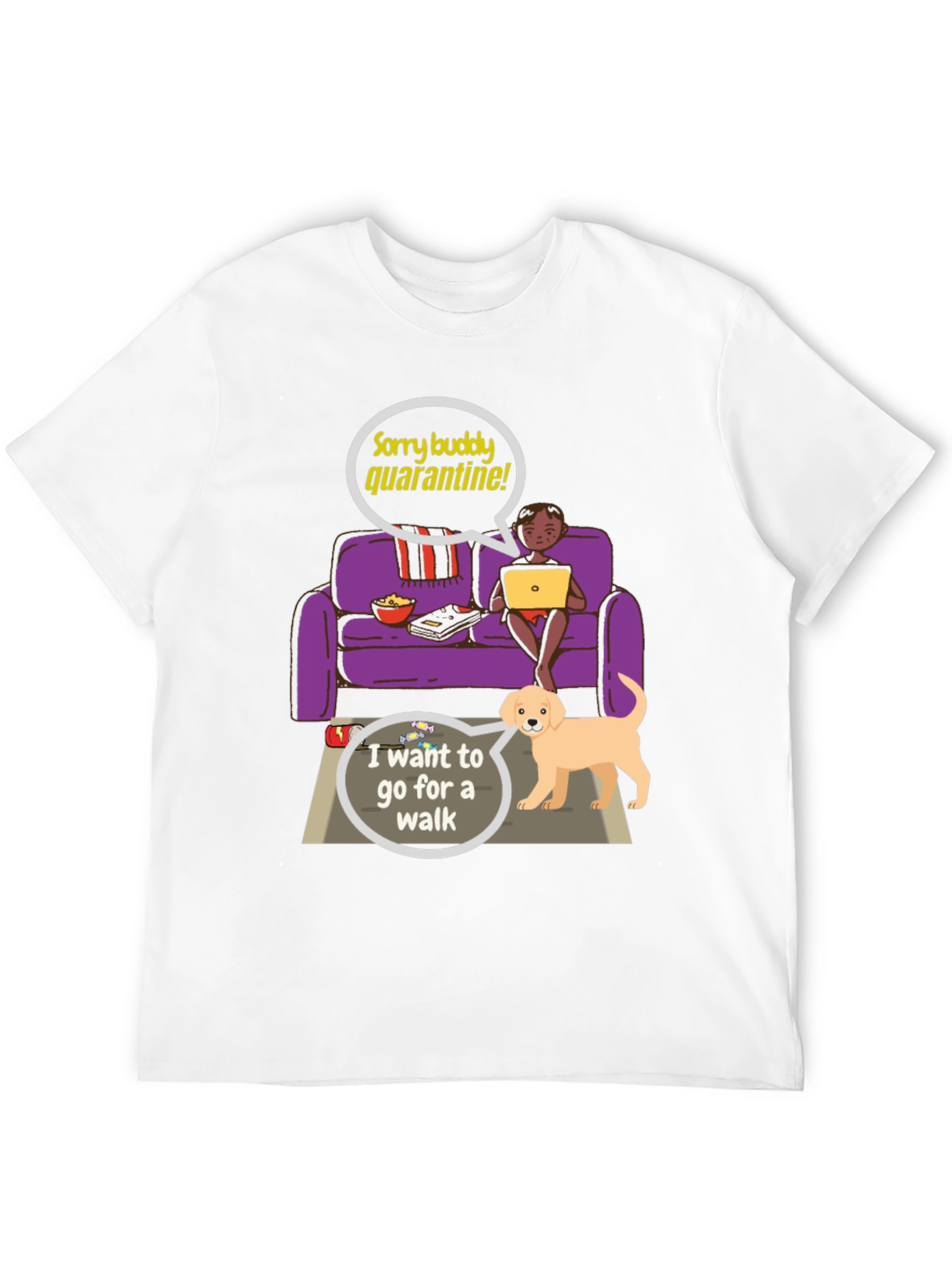 Quarantine Buddy Graphic T-Shirt
