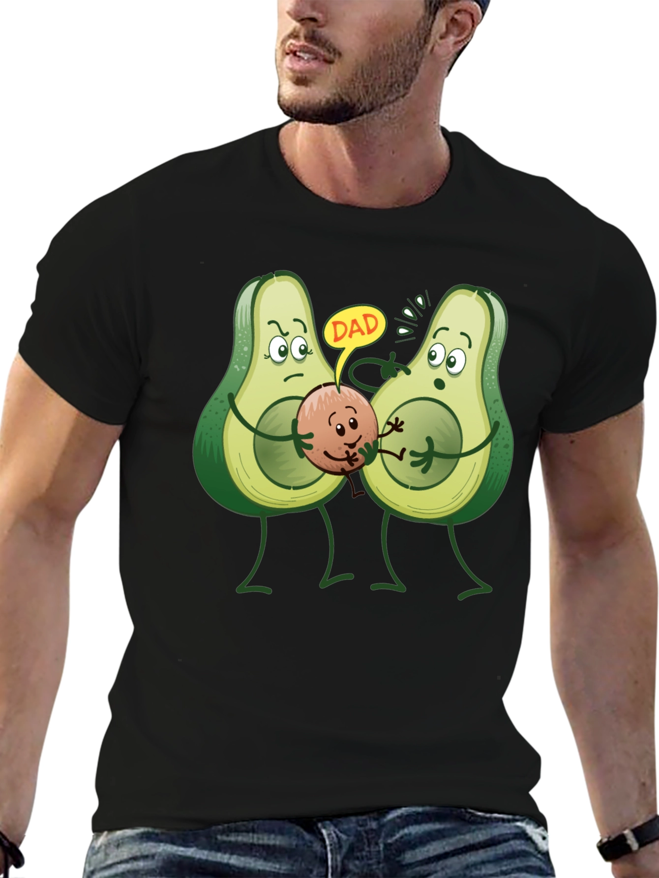 Avocado Dad T-Shirt - Humorous Graphic Tee