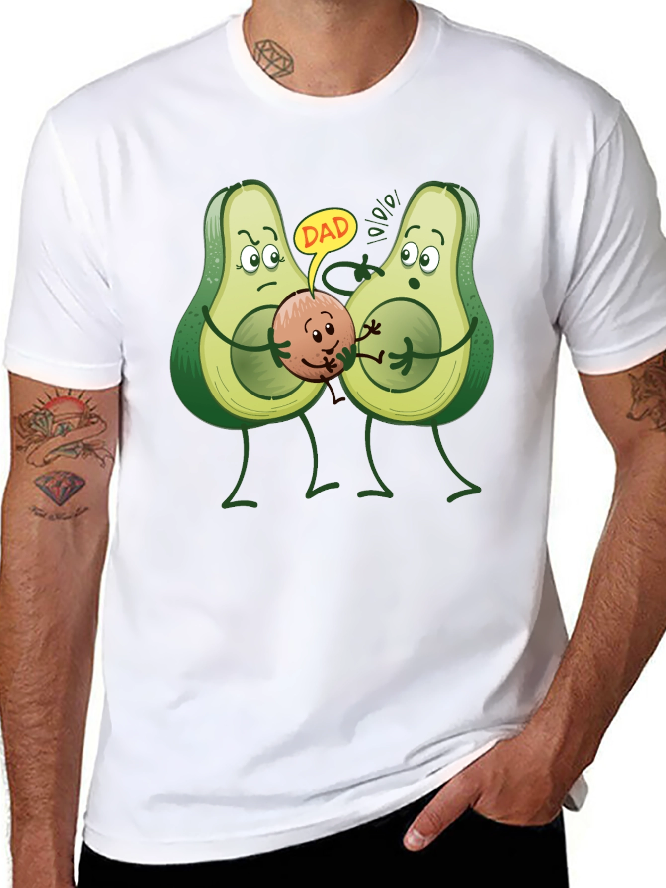Avocado Dad T-Shirt - Humorous Graphic Tee