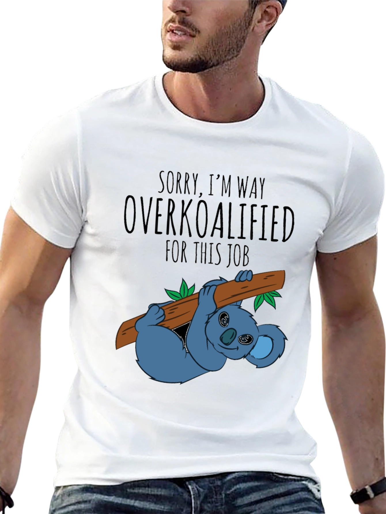Overkoalified Funny Koala T-Shirt